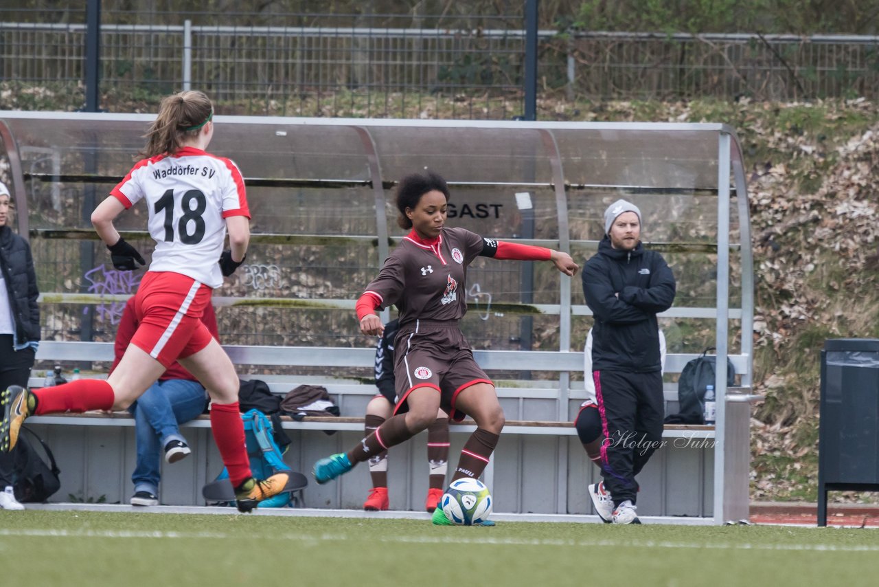 Bild 96 - B-Juniorinnen Walddoerfer - St.Pauli : Ergebnis: 4:1